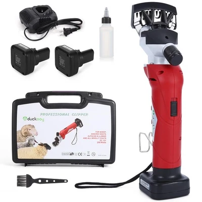 Cordless Sheep Shears Clippers, Rechargeable Animal Pet Hair Clipper Groomer ... - Image 1 of 4