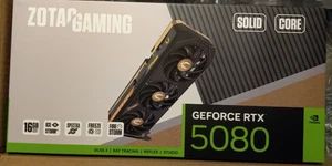 ZOTAC GAMING GeForce RTX 5080 SOLID CORE 16GB Graphics Card - Picture 1 of 5