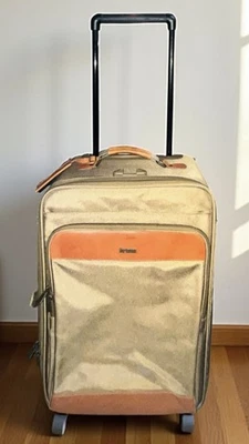 Bolsa de equipaje de mano Hartmann de nailon y cuero expandible con ruedas Foto 1 de 4