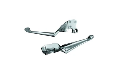 Conjunto de alavancas Kuryakyn Chrome Boss Blades par alavanca Harley 96-2017 Touring Softail - Imagem 1 de 4