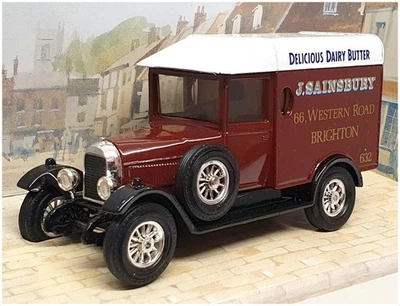 Matchbox Appx 10cm Long Y-19 - 1929 Morris Cowley Van Sainsbury - Brown/White - Image 1 of 4