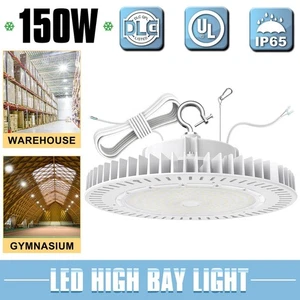 LED High Bay Light 150W Warehouse Factory Commercial Shop Lights 0-10V Dimmable - Picture 1 of 12