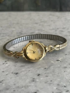 Vintage 40er Jahre Original ROLEX 18k Gelbgold Damenuhr Percision Rare Bubble - Bild 1 von 12