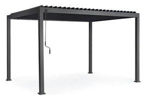 Bizzotto Pergola Ocean 3 X 4 Mt Antracita - Imagen 1 de 11