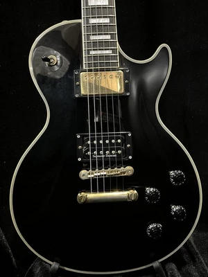 Burny RLC-70 Used Maple Top Mahogany Back Body Rosewood Fingerboard Black - Image 1 of 4