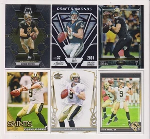 LOTE DE SEIS CARTAS DRAW BREES - SANTOS DE NUEVA ORLEANS - Imagen 1 de 1