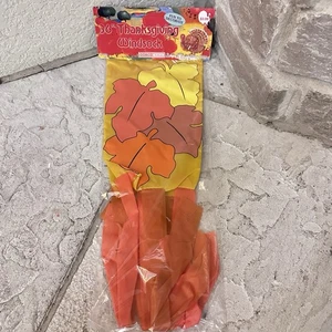 Calza a vento nuova NOS vintage 1995 Loomco 36” autunno/autunno foglie Ringraziamento retrò - Foto 1 di 3