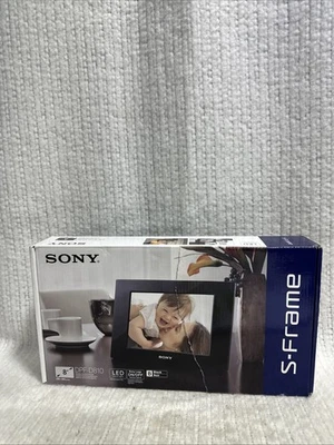 New! Sony S-Frame DPF-D810 LED Backlight 800 X 600 Pixels 8" Photo Display - Image 1 of 4