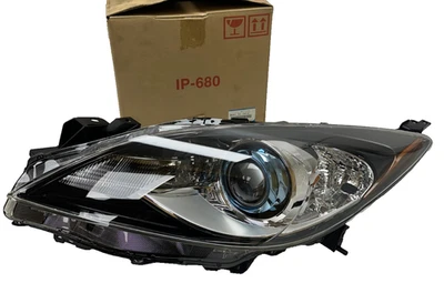 Genuine Left Driver Side HID Headlight Headlamp For 2012 Mazda 3 BHA151041C - Imagem 1 de 4