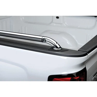 Polished Stainless Steel Locker Side Rails for 2015-2018 GMC Sierra 6.5' Bed - Image 1 of 2