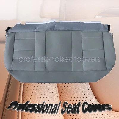 Cubierta de asiento de cuero inferior de banco trasero gris para Ford F250 Super Duty Lariat 02-07 Foto 1 de 4