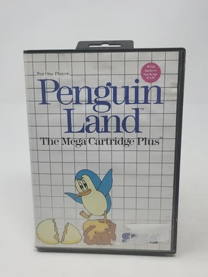 Vintage Penguin Land Sega Master System Video Game Complete CIB Japan 1987 - Image 1 of 4