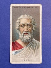 1924 Ogden’s Leaders Of Men - Homer #24 - Tobacco Cigarette Card