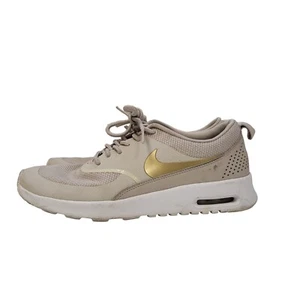 Nike Air Max Thea Beige Canvas Lace-Up Sports Trainers Women's Uk Size 5 - Picture 1 of 6