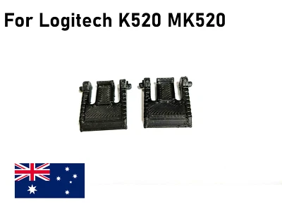 Logitech K520 K520r MK520 Keyboard Replacement Feet (1 pair)  - Bild 1 von 2
