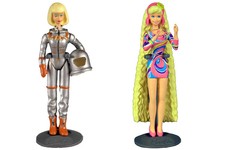 Worlds Smallest Barbie Series 2 - Totally Hair & Astronaut 3" (2 Barbie's) 