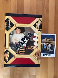 Kapla Natural Wooden Building Block Set w/ 200 Wood Pieces - Picture 1 of 4