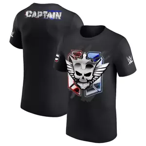 Cody Rhodes Captain Badge T-Shirt - Black - Picture 1 of 3