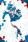 358863 Earl Campbell Houston Oilers Art Decor Wall Print Poster