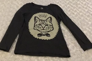 old navy girls cat themed top size 5 in EUC (BIN AJ) - Picture 1 of 5