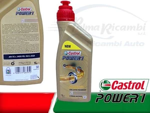 OLIO MISCELA MOTORE MOTO ORIGINALE CASTROL POWER1 2T SEMISINTETICO - Imagen 1 de 1