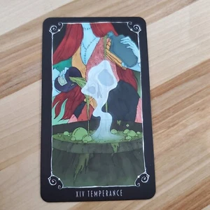 SALLY SKELLINGTON- XIV Temperance Tarot Card-Nightmare Before Christmas - Picture 1 of 2