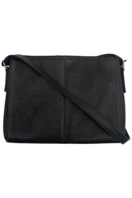 Кожаная сумка через плечо Le Donne Finte черная - Изображение 1 из 2