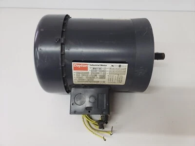 Dayton 2R972 Industrial Electric Motor 1/3hp 3ph FR 56C - Image 1 of 4