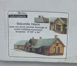 Telluride Depot Bausatz von Banta Modelworks S Scale Kit #bmw-129 S 1:64 Box hat Gebrauchsspuren - Bild 1 von 13