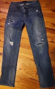White House Black Market Jeans Straight Crop 00 Pre-Owned Good Condition - Picture 1 of 5