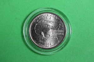 2002 P Louisiana States Quarter P00423 - Picture 1 of 2