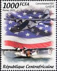 WWII Consolidated PBY CATALINA Flying Boat Aircraft Stamp (2022 Central Africa)