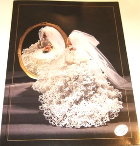 Annie's Calendar Bed Doll Society 1992 Bride Doll Gown -Fashion Doll Crochet (D) - Picture 1 of 5