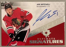 2020-21 Upper Deck Ultimate Collection Signatures Rookies Ian Mitchell Rookie