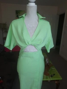 Women Dress Size 10,Asos Design,Green Colour, Exellent Condition - Picture 1 of 6