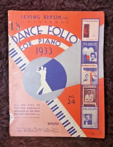1933 Vintage & Antique Sheet Music for the piano - Picture 1 of 8