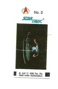 German Fleer Bubble Gum Star Trek Next Generation Sticker #2 - USS Enterprise D  - Bild 1 von 1