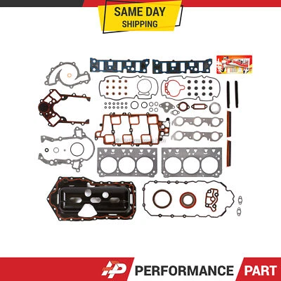 Full Gasket Set for 95-03 Chevy Buick Oldsmobile Pontiac 3.8 1st 2nd Des VIN 2 K - Image 1 of 4
