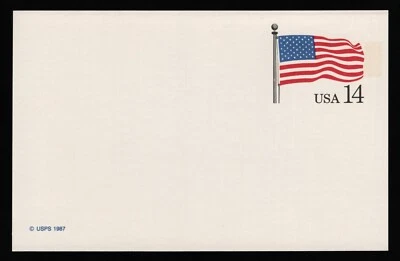 #UX117 14c U.S. Flag, Mint **ANY 5=FREE SHIPPING** - Image 1 of 2