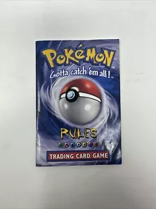 OFFIZIELLE Pokemon Regelbuch Version Sammelkartenspiel Handbuch Regeln mit Reg Karte - Bild 1 von 4