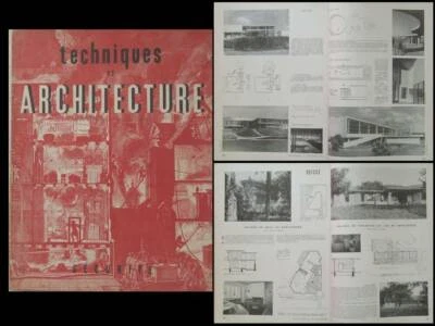 TECHNIQUES ET ARCHITECTURE 1946 SECURITE, BRESIL, OSCAR NIEMEYER, ALFRED ROTH - Photo 1/2