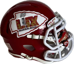 Minicasco personalizado Kansas City Chiefs Super Bowl - rojo alternativo - Imagen 1 de 8