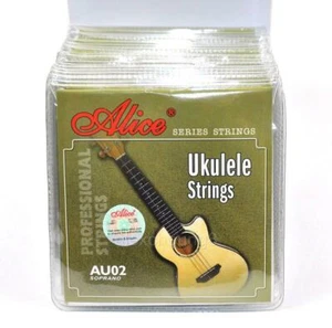 10Sets Alice Ukulele Strings Black Nylon BFDA 4 Strings Set AU02 Soprano - Picture 1 of 5