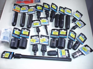 (Job Lot) Draper Expert Impact Sockets, mostly 1/2" Sq. Dr. 6 Point - Picture 1 of 7
