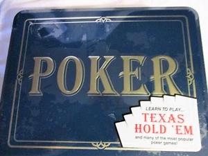 PLAY PROFESSIONAL POKER GAME LEARN TO PLAY TEXAS HOLD'EM SET JAX LTD SEALED - Picture 1 of 5
