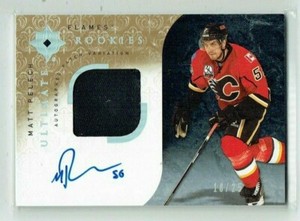 09-10 UD Upper Deck Ultimate Rookies  Matt Pelech  /25  Rookie  Patch  Auto