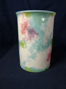 Ceramic Studio Art Painted Vase. Unknown Artist. 5" Tall 3.5" Diameter. - Picture 1 of 6