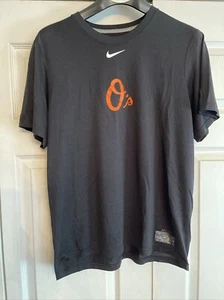 Nike Dri-Fit Tee Shirt Batimore O’s Black/Medium - Picture 1 of 6