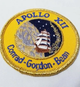 NASA Mission Apollo XII 12 Crew Member PATCH bestickt 4" Conrad Gordan Beam - Bild 1 von 3