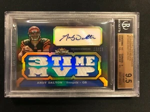 2011 Topps Triple Threads ANDY DALTON Autogramm Trikot 10/10 BGS 9,5 Autogramm10 - Bild 1 von 2
